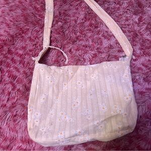 Floral Cream Shoulder Bag